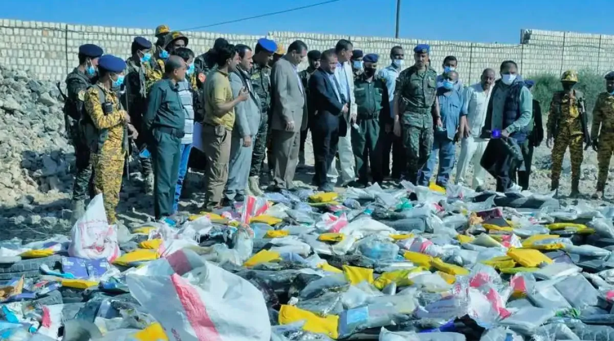 اليمن.. ضبط 1260 متهمًا في أكثر من 700 قضية مخدرات بالمحافظات المحررة خلال 2025