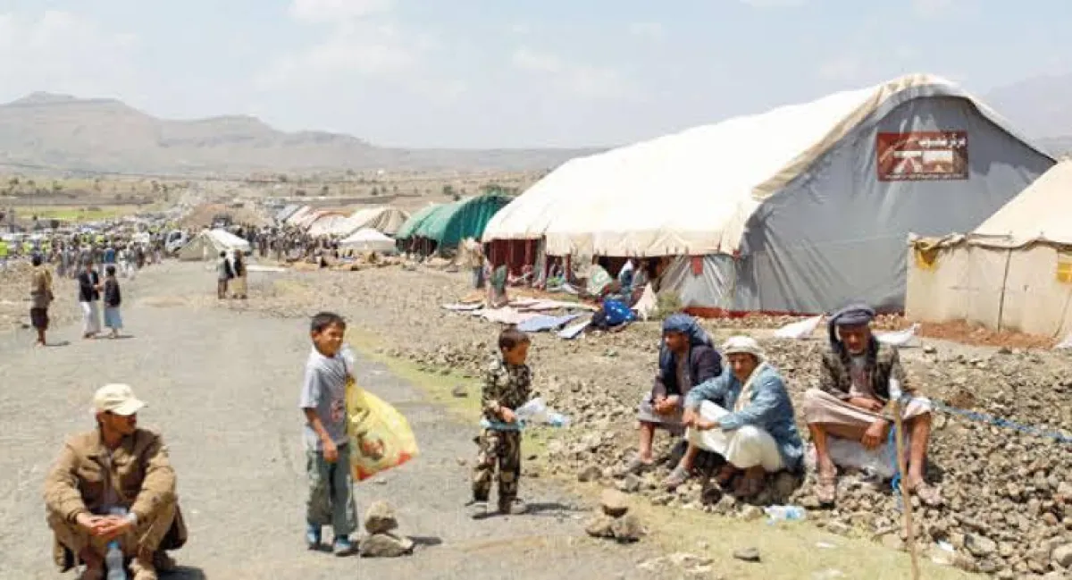 الجوف.. مجنّدون حوثيون ينصبون خيمة احتجاجًا على استمرار حرمانهم من رواتبهم منذ سنوات