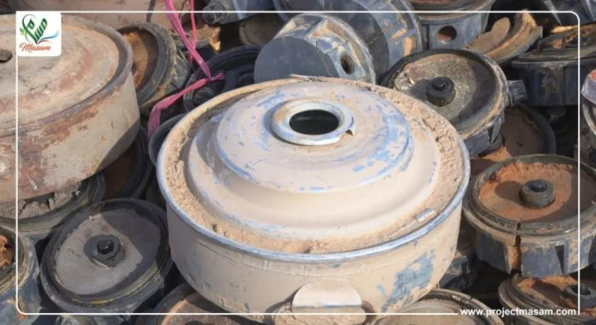 مشروع مسام ينزع أكثر من 7 آلاف لغم وذخيرة غير منفجرة خلال يناير ويطهر 1.7 مليون متر مربع