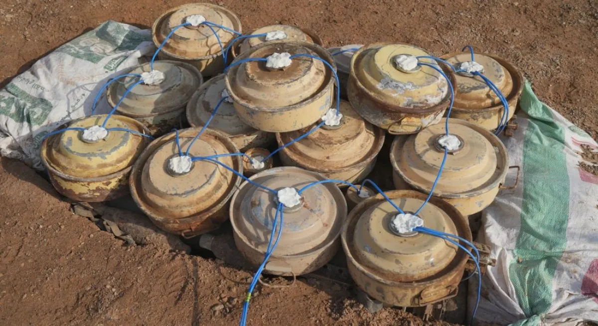 مشروع مسام: نزع 3887 لغماً وعبوة ناسفة من مخلفات الحوثيين في اليمن منذ بداية سبتمبر